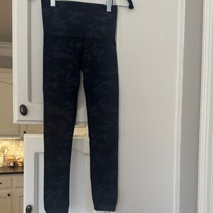 SPANX Black Camouflage Leggings